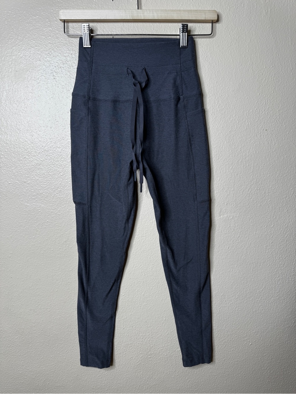 Beyond Yoga Leggings Women's SP Gray High-Waist Drawstring Pockets